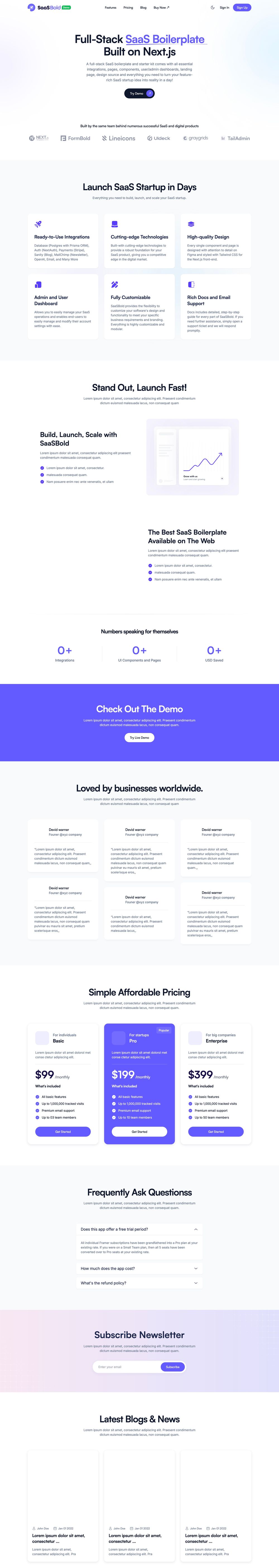 SaaS Bold Platform