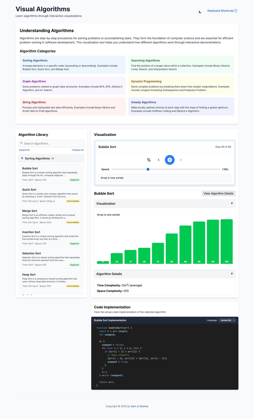 Visual AlgoHub